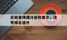 尼斯客场爆冷击败里尔，法甲排名递升的简单介绍